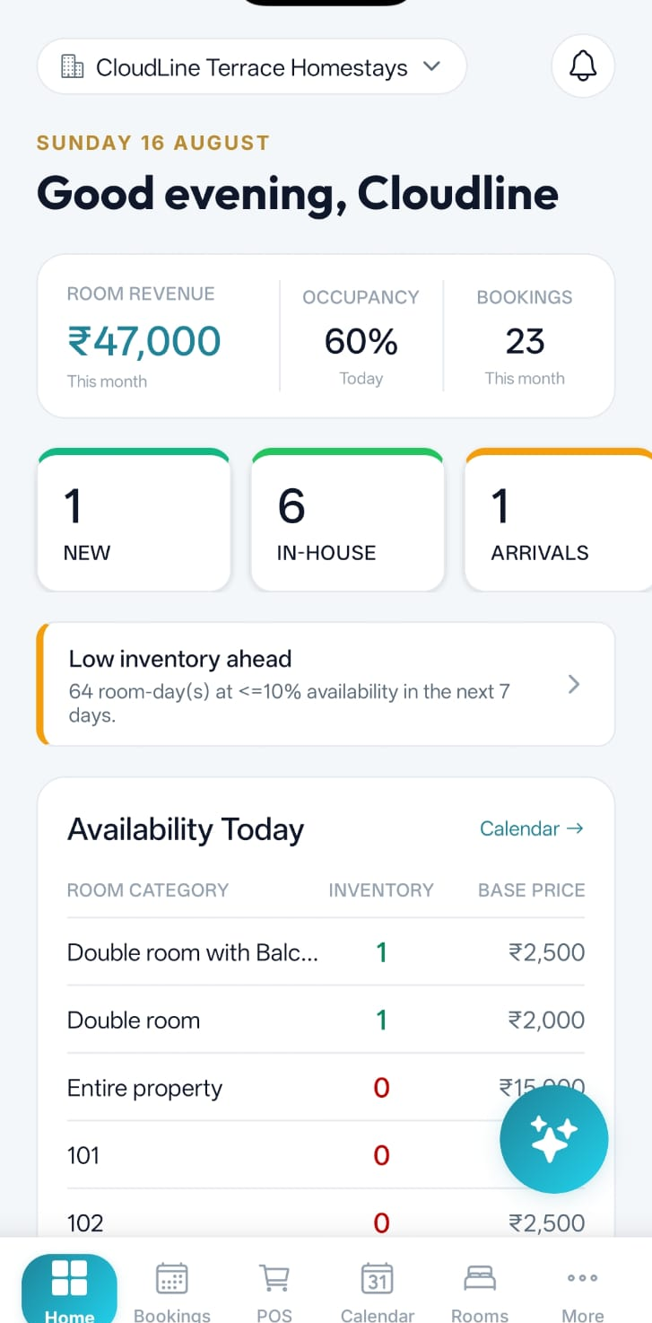 Staytric Mobile Dashboard